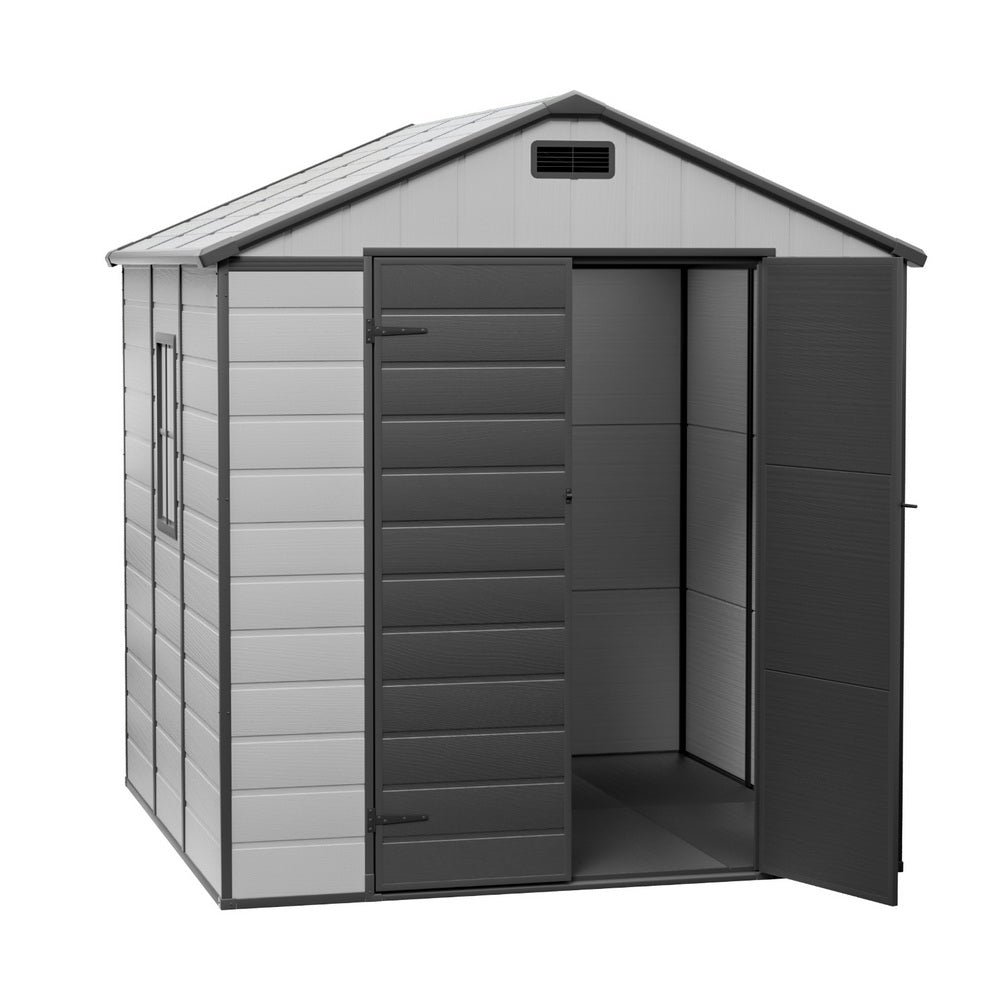 Giantz Garden Shed Sheds Outdoor Storage 2.15x2.14M Tool Workshop House Shelter SHED-GAB-P-7X7-GR-ABC