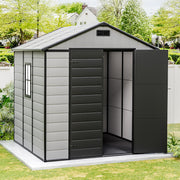 Giantz Garden Shed Sheds Outdoor Storage 2.15x2.14M Tool Workshop House Shelter SHED-GAB-P-7X7-GR-ABC