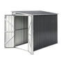 Giantz Garden Shed 118x238cm Lean To Bike Shelter Backyard Outdoor Storage SHED-WALL-4X8-BK-AB