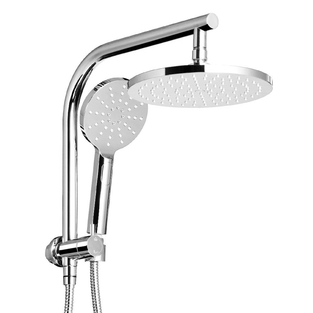 Cefito 9'' Rain Shower Head Set Handheld Round High Pressure Chrome SHOWER-A1-RO-9-SI