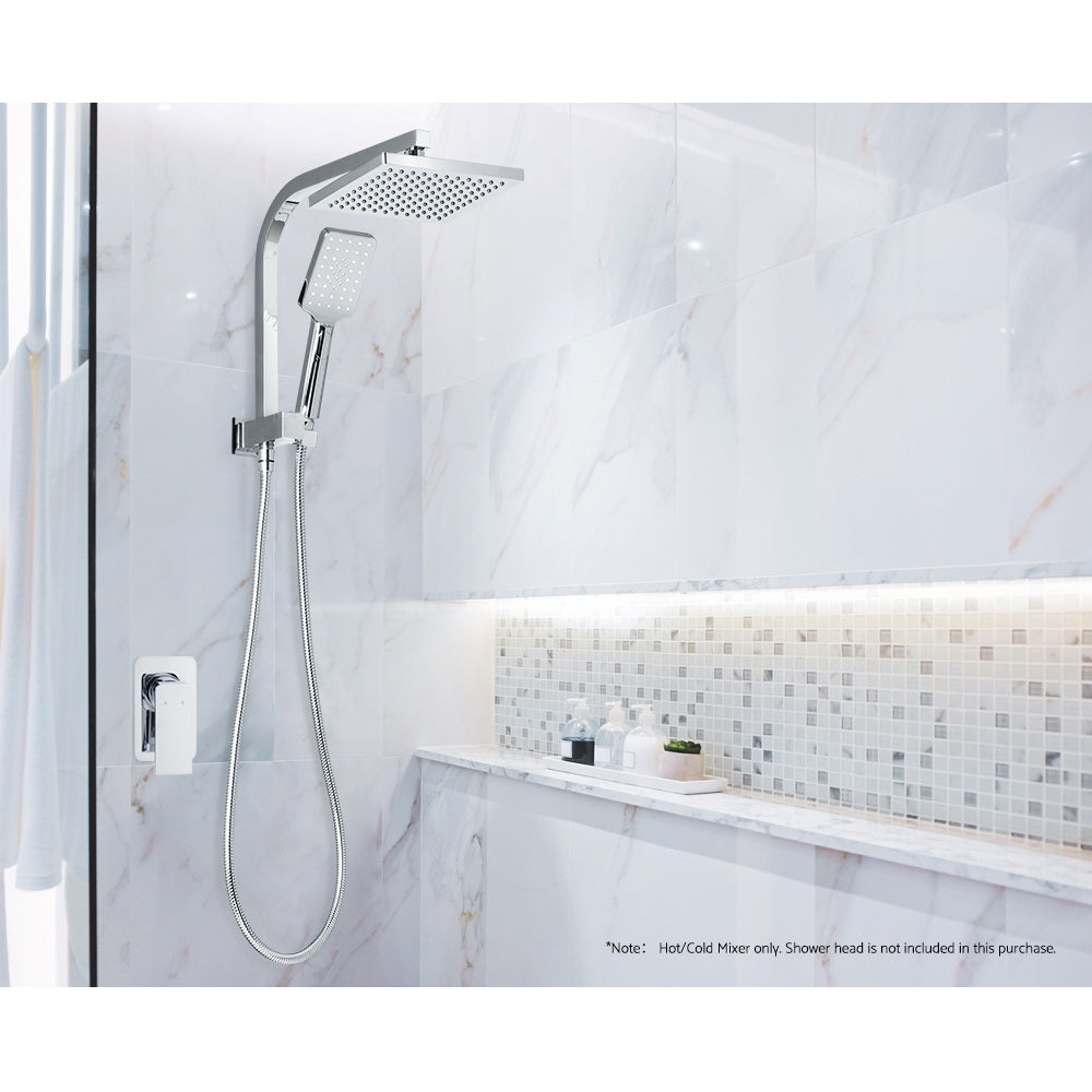 Cefito Shower Mixer Tap Wall Bath Taps Brass Hot Cold Basin Bathroom Chrome SHOWER-A2-MIXER-SI