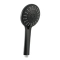 Handheld Shower Head 4.5" High Pressure 5 Modes Poweful Round Black SHOWER-A4-RO-BK