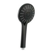 Handheld Shower Head 4.5" High Pressure 5 Modes Poweful Round Black SHOWER-A4-RO-BK