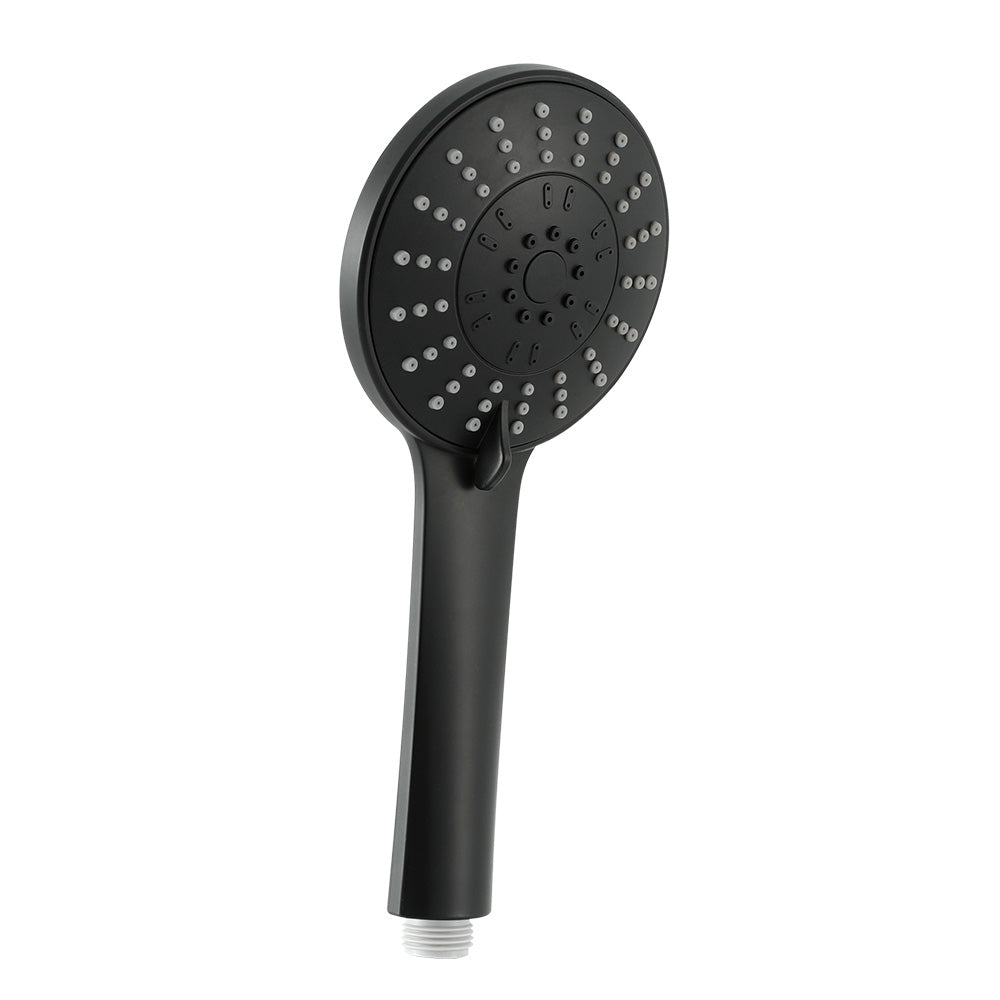 Handheld Shower Head 4.5" High Pressure 5 Modes Poweful Round Black SHOWER-A4-RO-BK