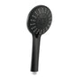 Handheld Shower Head 4.5" High Pressure 5 Modes Poweful Round Black SHOWER-A4-RO-BK