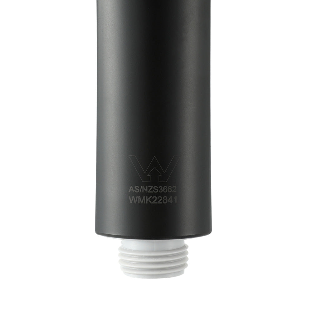 Handheld Shower Head 4.5" High Pressure 5 Modes Poweful Round Black SHOWER-A4-RO-BK