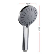 Handheld Shower Head 4.5" High Pressure 5 Modes Poweful Round Chrome SHOWER-A4-RO-SI
