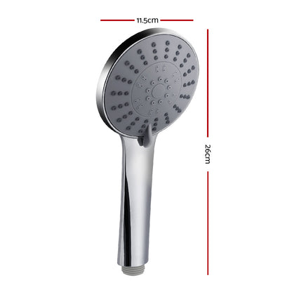 Handheld Shower Head 4.5" High Pressure 5 Modes Poweful Round Chrome SHOWER-A4-RO-SI