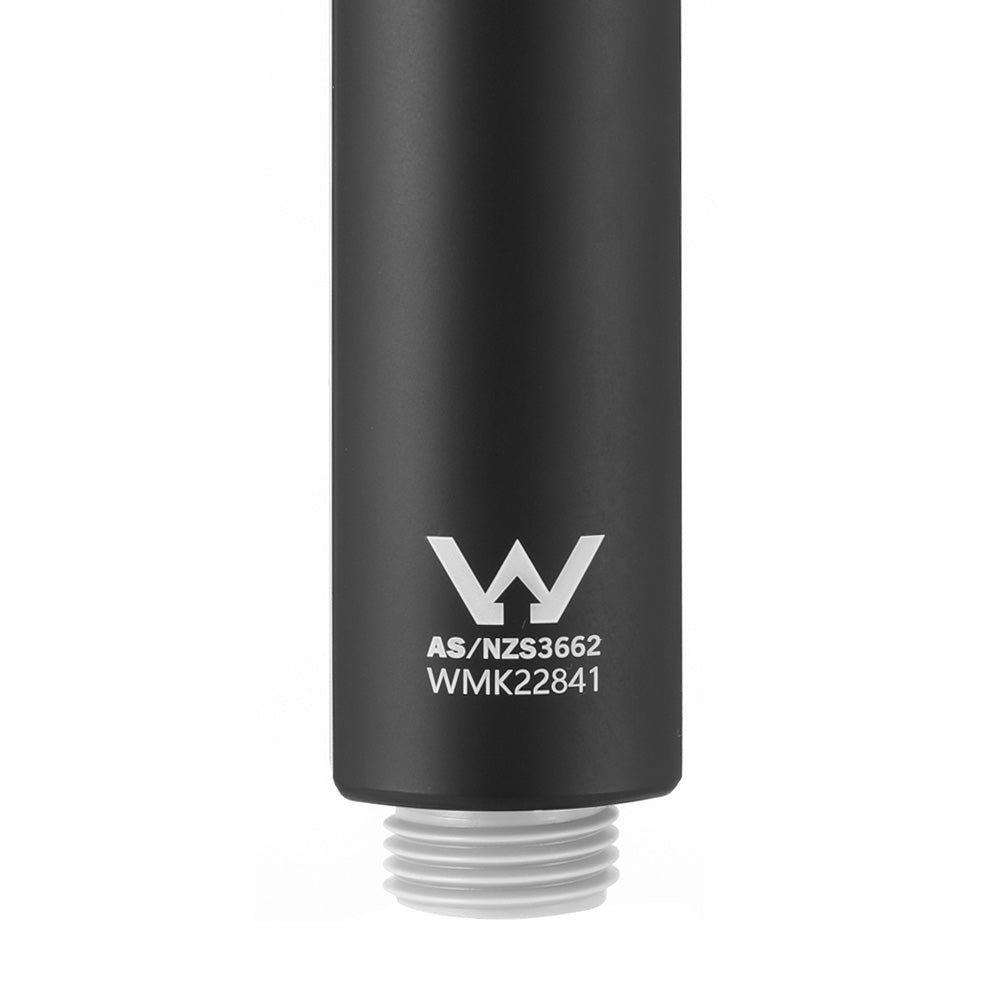 Handheld Shower Head 3.1'' High Pressure 3 Spray Modes Square Black SHOWER-A4-SQ-BK