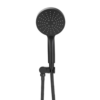 Handheld Shower Head Holder 4.7'' High Pressure Black SHOWER-A6-RO-BK