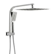 12" Rain Shower Head Set with 3-Mode Handheld Brass High Pressure WELS Chrome SHOWER-B-B2-SQ-12-SI