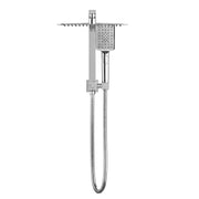12" Rain Shower Head Set with 3-Mode Handheld Brass High Pressure WELS Chrome SHOWER-B-B2-SQ-12-SI