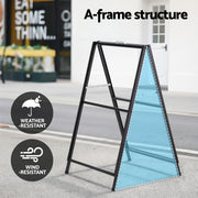 A1 Frame Sign Stand Double Sided Poster Display Board Outdoor Advertising 60x90cm