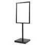 A1 Frame Pedestal Sign Holder Poster Stand Display Board Double Sided 60x90cm SIB-H165-A1-BK