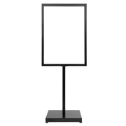 A1 Frame Pedestal Sign Holder Poster Stand Display Board Double Sided 60x90cm SIB-H165-A1-BK