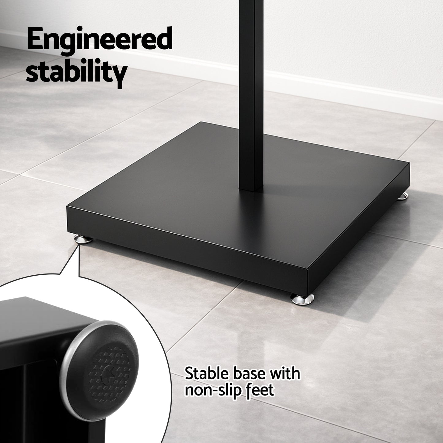 A1 Frame Pedestal Sign Holder Poster Stand Display Board Double Sided 60x90cm SIB-H165-A1-BK