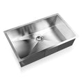 Cefito Kitchen Sink 70X45CM Stainless Steel Basin Single Bowl Silver SINK-7045-R010