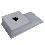 Cefito Kitchen Sink 87X45CM Stainless Steel Basin Single Bowl Silver SINK-8745-R010