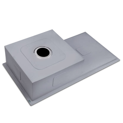 Cefito Kitchen Sink 87X45CM Stainless Steel Basin Single Bowl Silver SINK-8745-R010