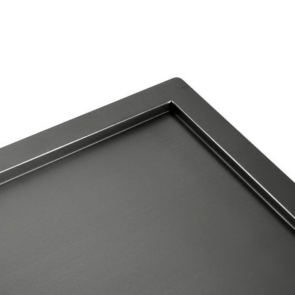 Cefito Kitchen Sink 100X45CM Stainless Steel Basin Double Bowl Nano Black SINK-BLACK-10045