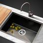 Cefito Kitchen Sink 45X30CM Stainless Steel Basin Single Bowl Black SINK-BLACK-3045