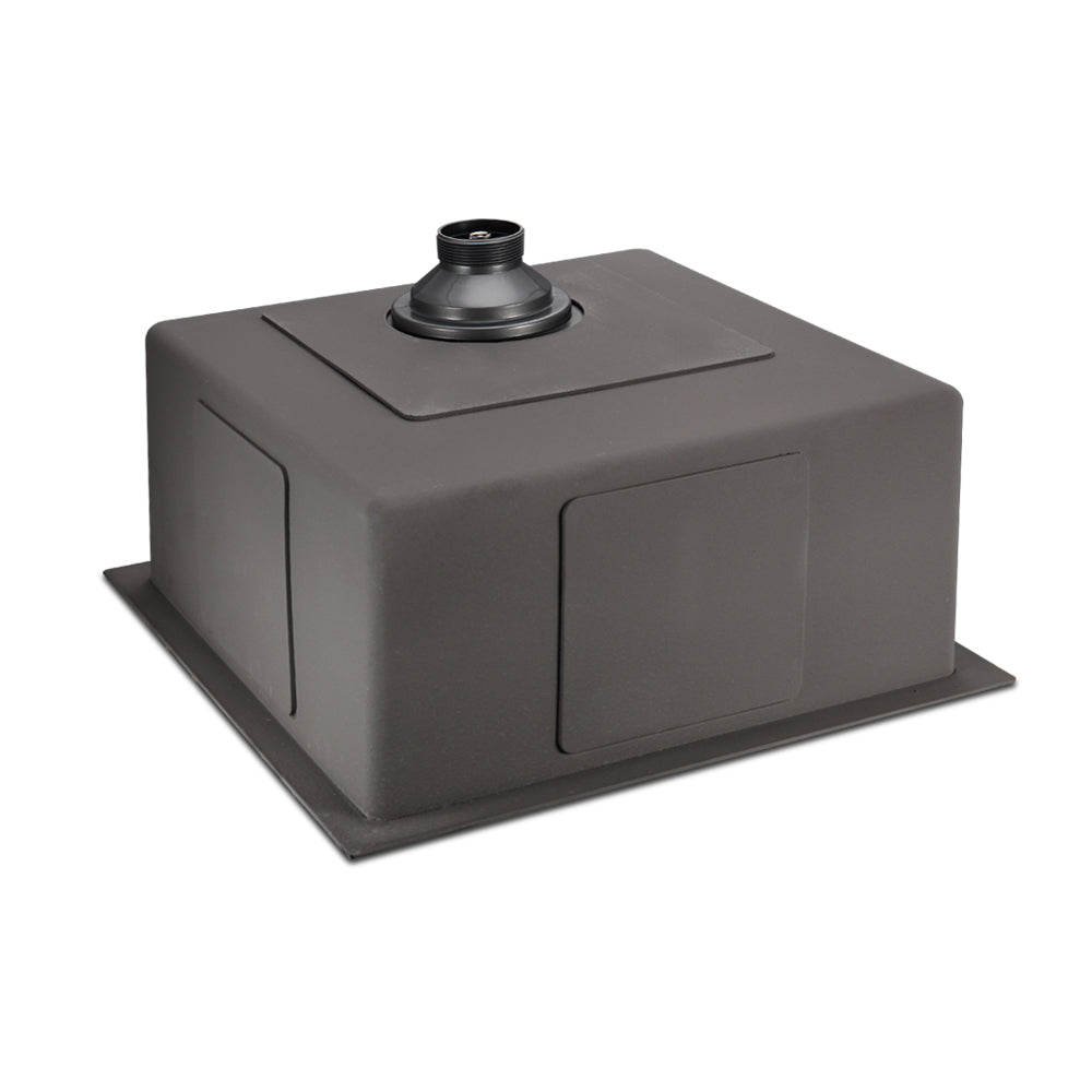 Cefito Kitchen Sink 51X45CM Stainless Steel Basin Single Bowl Black SINK-BLACK-5145