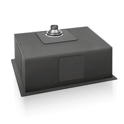 Cefito Kitchen Sink 70X45CM Stainless Steel Basin Single Bowl Black SINK-BLACK-7045