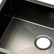 Cefito Kitchen Sink 60X45CM Stainless Steel Basin Single Bowl Black SINK-BLACK-NEW6045