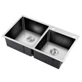 Cefito 80cm x 45cm Stainless Steel Kitchen Sink Flush/Drop-in Mount Silver SINK-EC-8045-SI