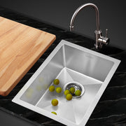 Cefito Kitchen Sink 44X34CM Stainless Steel Nano Basin Single Bowl Silver SINK-NA-3444-SI