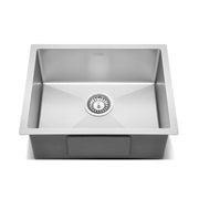 Cefito 54cm x 44cm Stainless Steel Kitchen Sink Under/Top/Flush Mount Black SINK-NA-5444-SI