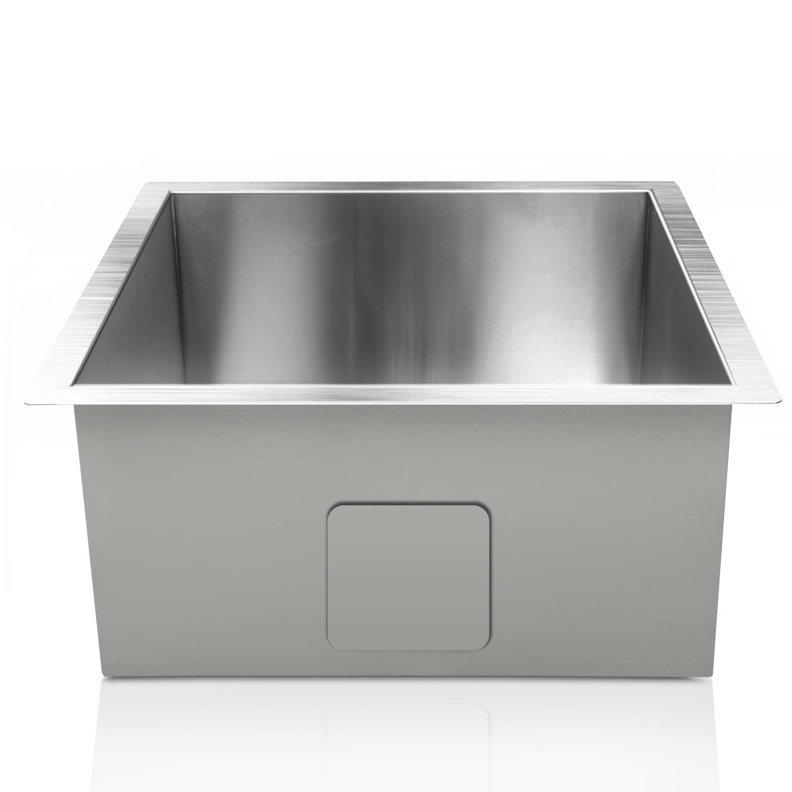 Cefito Kitchen Sink 36X36CM Stainless Steel Nano Basin Single Bowl Silver SINK-R10-3636-205