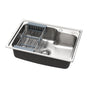 Cefito Kitchen Sink 61X43CM Stainless Steel Basin Single Bowl Silver Drain Basket SINK-R10-6143T-SI