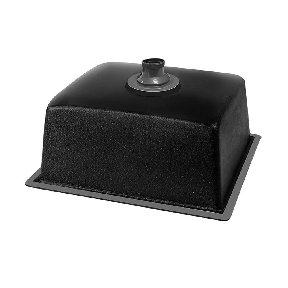 Cefito Stone Kitchen Sink 610X470MM Granite Under/Topmount Basin Bowl Laundry Black SINK-STONE-6147