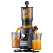 DEVANTI Slow Juicer Cold Press 200W for Fruit Vegetable Juice SJ-C-046-BK