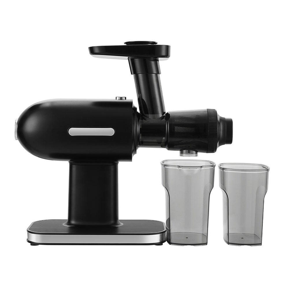 Devanti Cold Press Slow Juicer Fruit Juice Extractor 160W Black SJ-C-12-BK