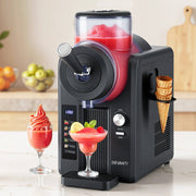Devanti 2L Slushie Machine Ice Cream Maker Frozen Smoothies Milkshakes Black SLS-CR01-2L-BK