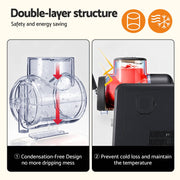 Devanti 2L Slushie Machine Ice Cream Maker Frozen Smoothies Milkshakes Black SLS-CR01-2L-BK
