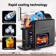 Devanti Slushie Machine 2L Frozen Drink Maker Ice Cream Cocktail Slush Maker Black