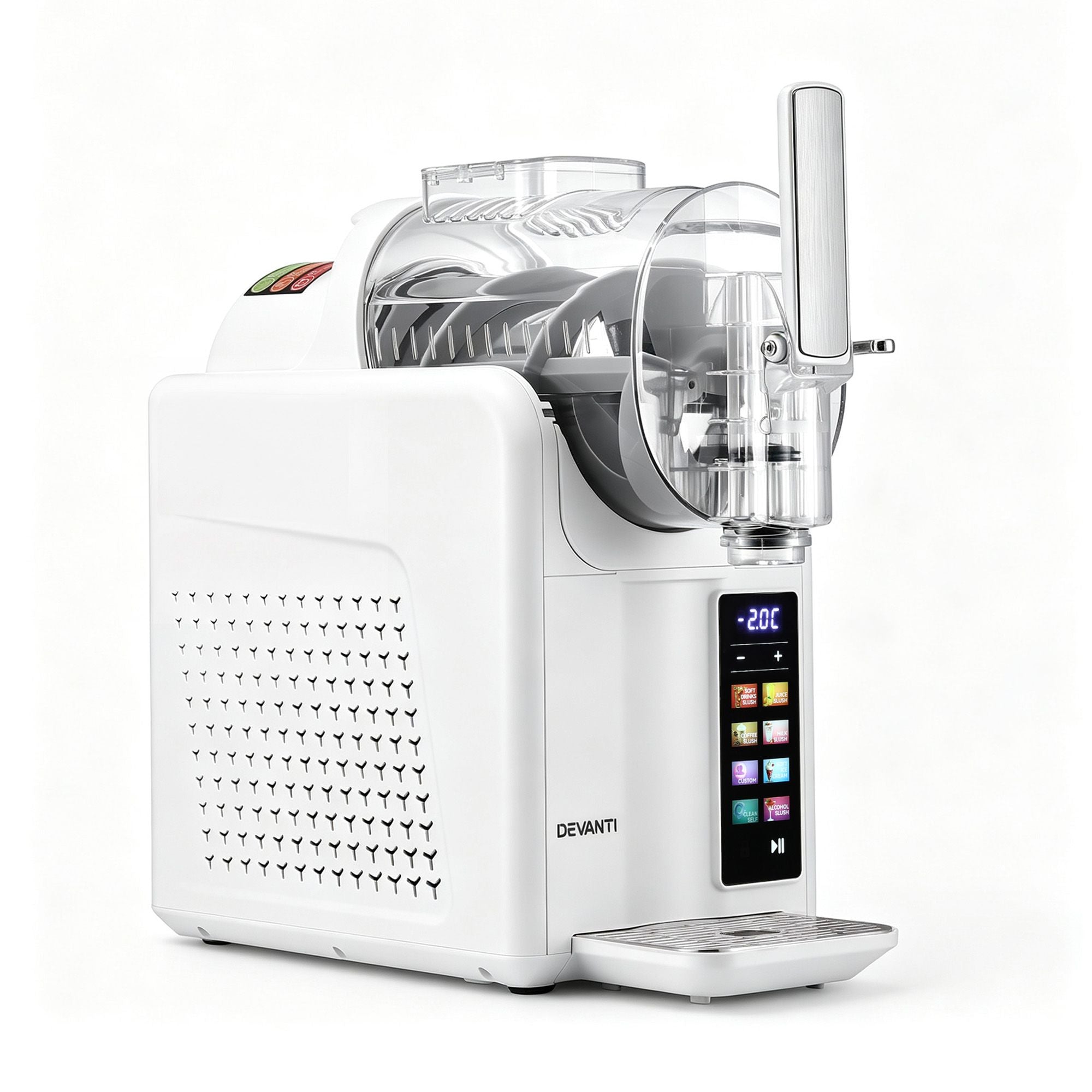 Devanti Slushie Machine 2L Frozen Drink Maker Ice Cream Cocktail Slush Maker White
