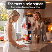 Devanti Slushie Machine 2L Frozen Drink Maker Ice Cream Cocktail Slush Maker White