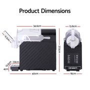 Devanti 1.8L Slushie Machine Maker Frozen Smoothies Milkshakes Black SLS-HXR-18L-BK