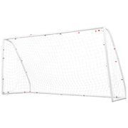 Everfit 12FT Soccer Football Goal Net UPVC Frame with PE Mesh Weatherproof Portable Goals for Backyard SN-B-12FT-WH