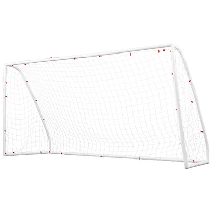 Everfit 12FT Soccer Football Goal Net UPVC Frame with PE Mesh Weatherproof Portable Goals for Backyard SN-B-12FT-WH