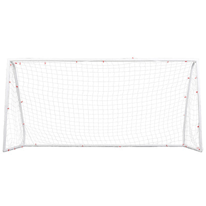 Everfit 12FT Soccer Football Goal Net UPVC Frame with PE Mesh Weatherproof Portable Goals for Backyard SN-B-12FT-WH