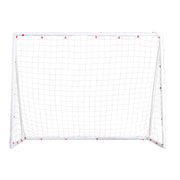 Everfit 8FT Soccer Football Goal Net UPVC Frame with PE Mesh Weatherproof Portable Goals for Backyard SN-B-8FT-WH