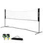 Everfit 3.6M Badminton Tennis Net Portable Volleyball Kit Adjustable Height SN-B-PB-BK