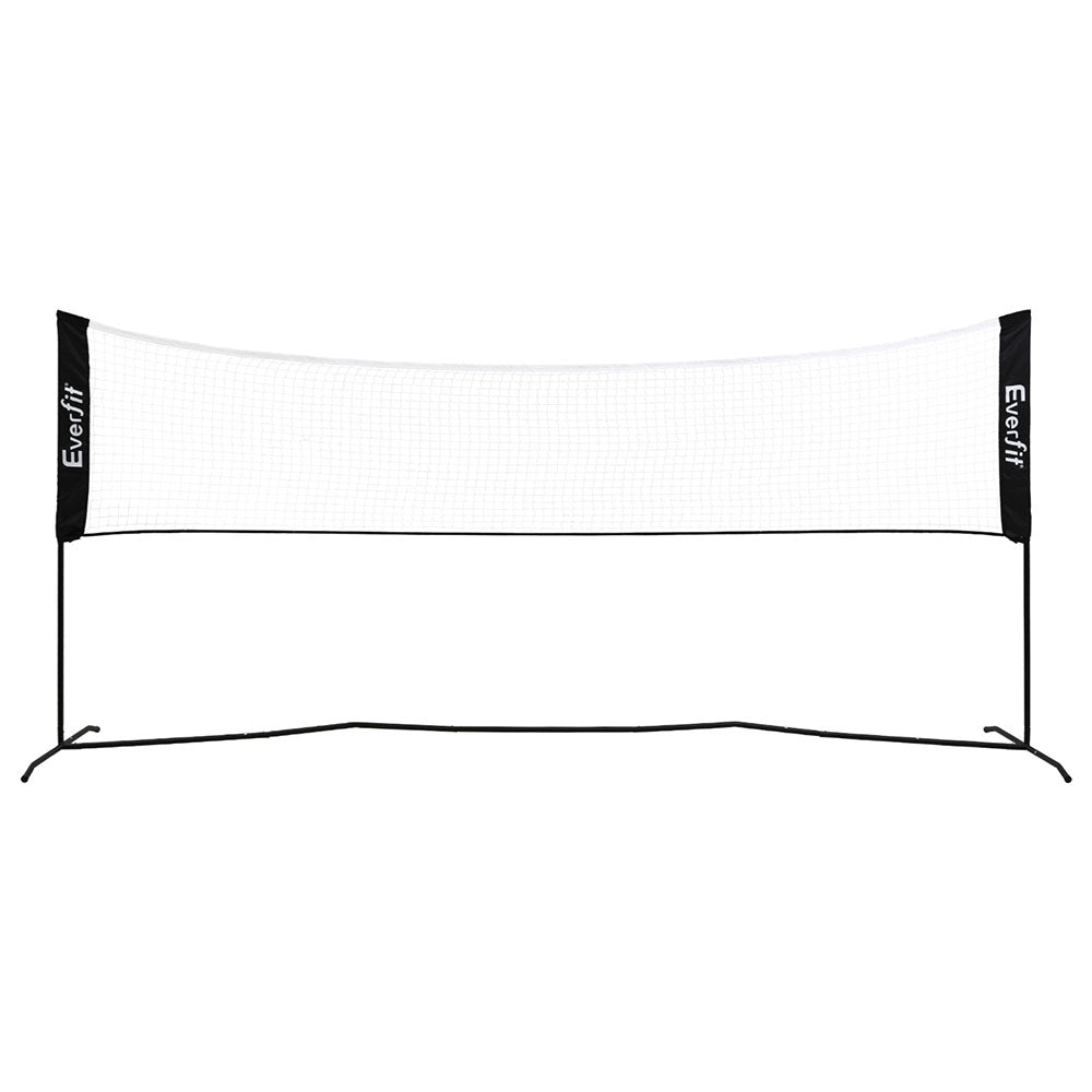Everfit 3.6M Badminton Tennis Net Portable Volleyball Kit Adjustable Height SN-B-PB-BK