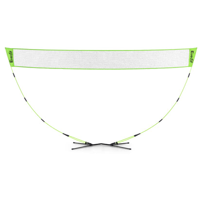 Everfit 3M Badminton Tennis Net Portable Volleyball Kit Yellow SN-B-PB-YE