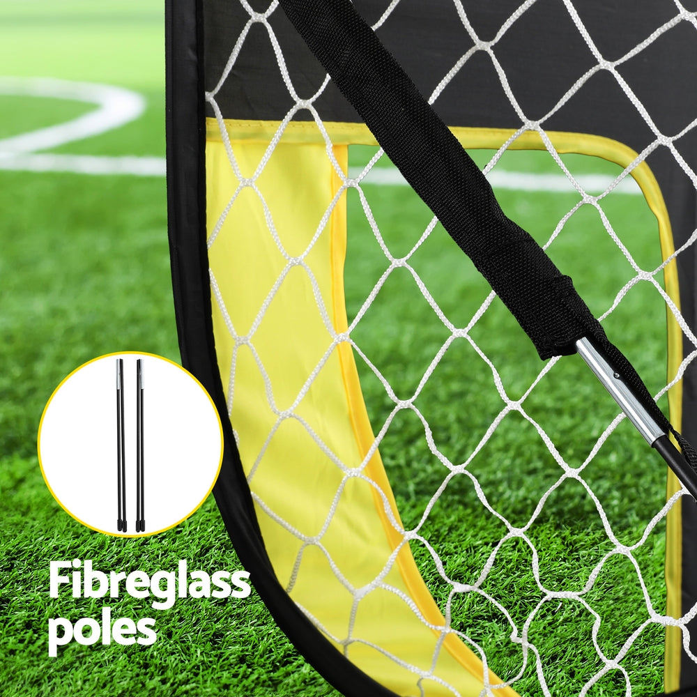 Everfit Portable Football Net Soccer Goal Rebound Target Hitter Training SN-B-PPG-GN